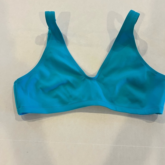 Vilebrequin Women’s Bikini Swim Top Size 6 Bright Blue Adjustable Straps Beach - Picture 7 of 14